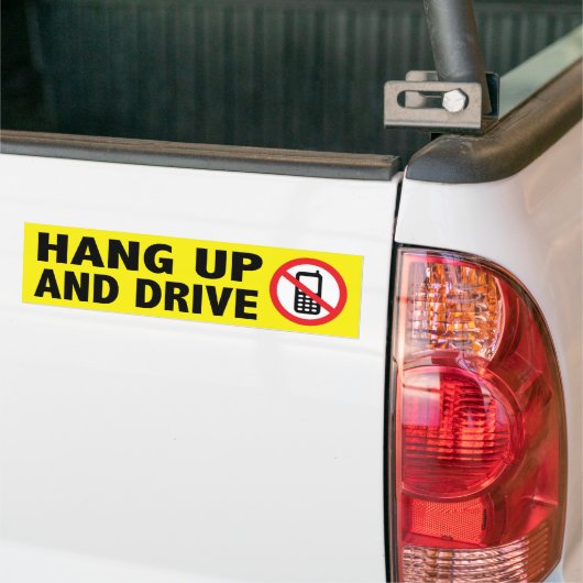 Anti-cel Bumpersticker van de Telefoon (Op Truck)