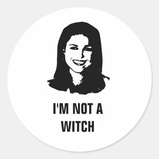 Anti-Christine O'Donnell Ronde Sticker (Voorkant)