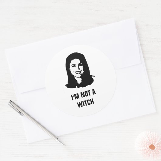 Anti-Christine O'Donnell Ronde Sticker (Envelop)