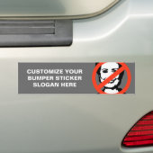 ANTI-CLINTON / ANTI-Hillary Clinton Bumpersticker (Op auto)