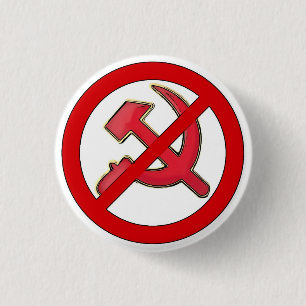 Anti-Collectivisme Ronde Button 3,2 Cm