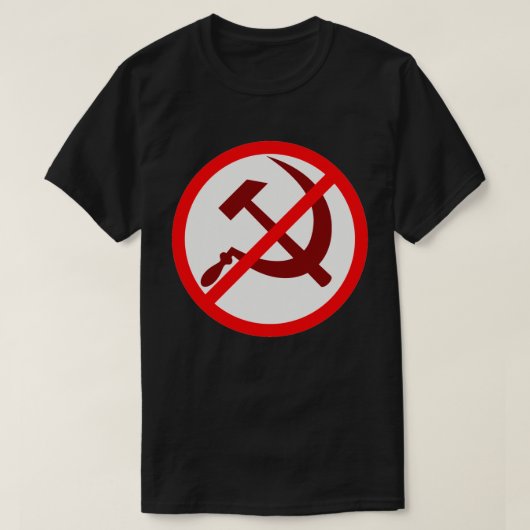 Anti-communisme NEE OP COMMUNISME T-Shirt (Design voorkant)