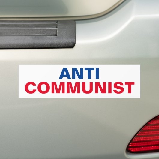 Anti-communistische Bumpersticker (Op auto)