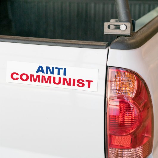Anti-communistische Bumpersticker (Op Truck)
