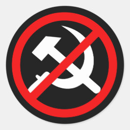 Anti-communistische Classic Ronde Sticker Sheet