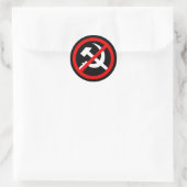 Anti-communistische Classic Ronde Sticker Sheet (Tas)