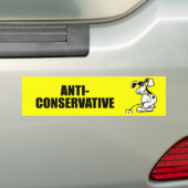 Anti-conservatief Bumpersticker (Op auto)