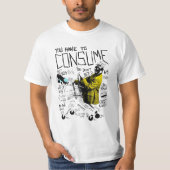 Anti-consumentiskunst T-shirt (Voorkant)