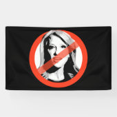 Anti-Conway - Anti-Kellyanne Conway Spandoek (Horizontaal)