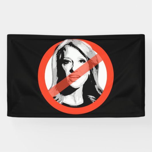 Anti-Conway - Anti-Kellyanne Conway Spandoek (Horizontaal)