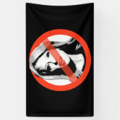 Anti-Conway - Anti-Kellyanne Conway Spandoek (Verticaal)