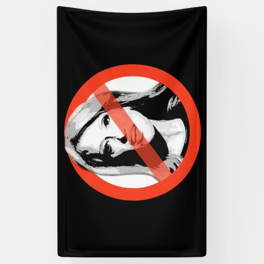 Anti-Conway - Anti-Kellyanne Conway Spandoek (Verticaal)