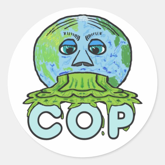 Anti COP Ronde Sticker (Voorkant)