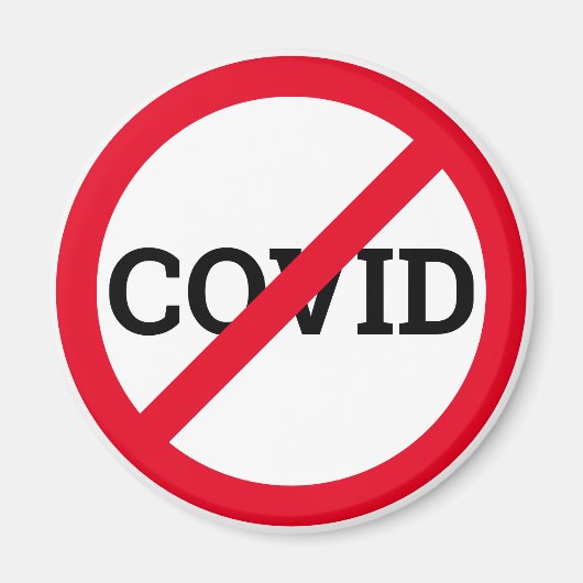 Anti COVID Magneet (Voorkant)