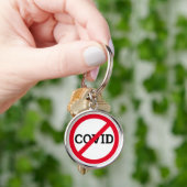 Anti COVID Sleutelhanger (Hand)