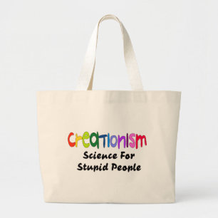 Anti-creationisme Grote Tote Bag