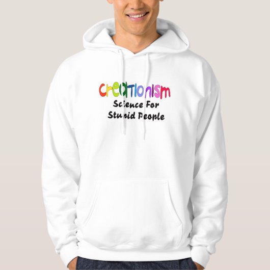 Anti-creationisme Hoodie (Voorkant)