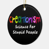 Anti-creationisme Keramisch Ornament (Links)