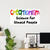Anti-creationisme Poster (Thuiskantoor)
