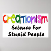 Anti-creationisme Poster (Voorkant)