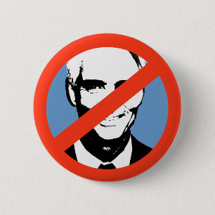 ANTI-CRIST: ANTI-Charlie Crist Gear Ronde Button 5,7 Cm