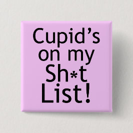 Anti-Cupid-Button Vierkante Button 5,1 Cm