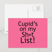 Anti-Cupid-cadeaus Briefkaart (Voorkant / Achterkant)