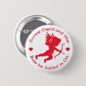 Anti-cupid gear ronde button 5,7 cm (Voorkant /achterkant)