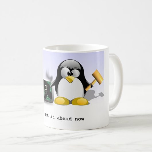 Anti-daglichtbesparende Mok (Voorkant rechts)