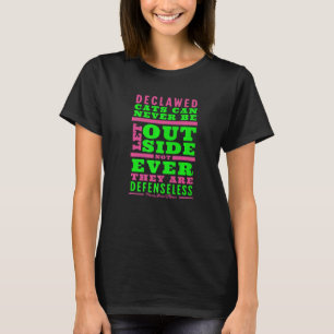 Anti-decanteren Kat zegt nee tegen Kittens T-shirt