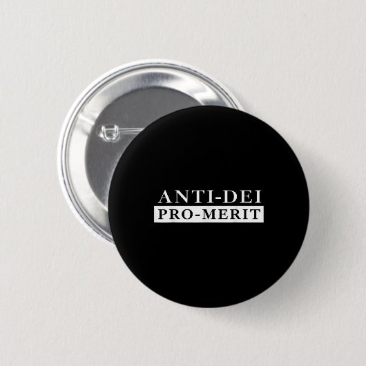 Anti Dei Pro Merit Grappig Ronde Button 5,7 Cm (Voorkant /achterkant)