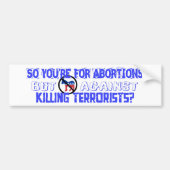 anti-democraat bumpersticker (Voorkant)