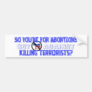 anti-democraat bumpersticker