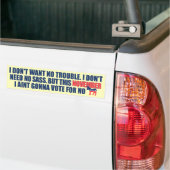 Anti-democraat Obama Bumpersticker (Op Truck)