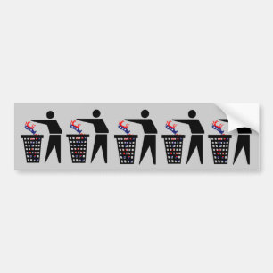 anti-democraten bumpersticker