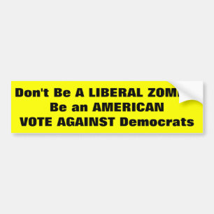 Anti-democratische Bumpersticker
