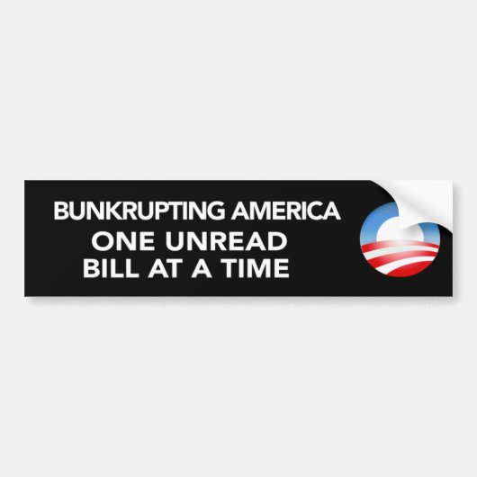 Anti-democratische Bumpersticker (Voorkant)