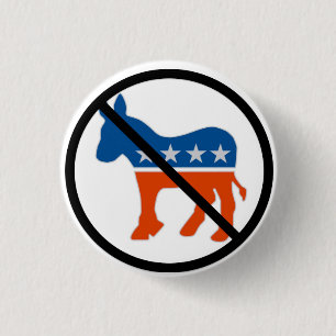 Anti-democratische Button