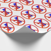 Anti-democratische volksvertegenwoordiging cadeaupapier (Hoek)