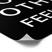 Anti-depressie tegen pesten poster (Hoek)