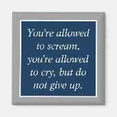 Anti-depressie Zelfmoordpreventie Motivatie Magneet (Voorkant)