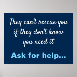 Anti-depressie Zelfmoordpreventie Poster