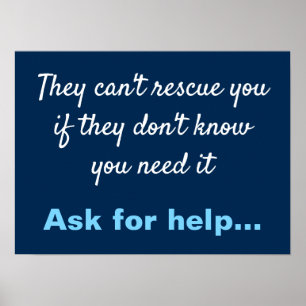 Anti-depressie Zelfmoordpreventie Poster