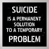 Anti-depressie Zelfmoordpreventie Poster (Voorkant)