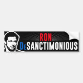Anti-DeSantis Trump Nickname Ron DeSanctimonous Bumpersticker (Voorkant)