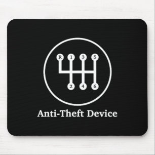 Anti-diefstal apparaat shift - voor autoliefhebber muismat
