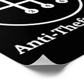 Anti-diefstal apparaat shift - voor autoliefhebber poster (Hoek)