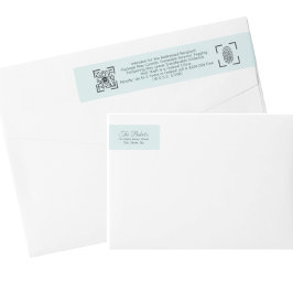 Anti-Diefstal Blauwe Postlabel – Retourzending