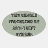 Anti-diefstal sticker (Voorkant)