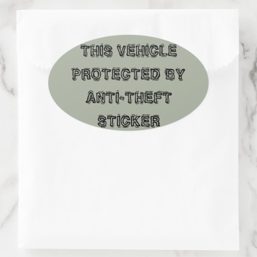 Anti-diefstal sticker (Tas)